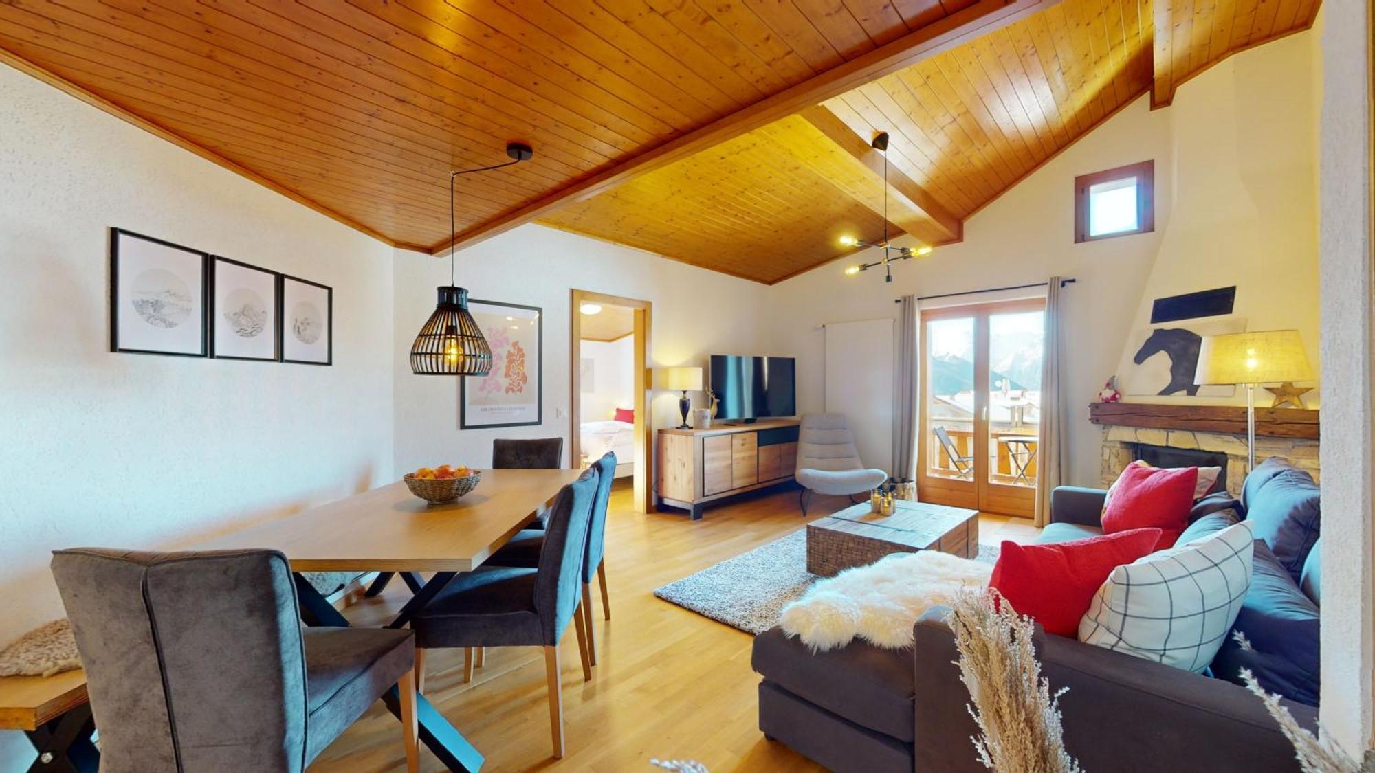 No 8 Bed & Bar Otel Verbier Dış mekan fotoğraf